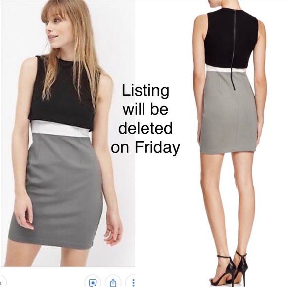 French Connection Dresses & Skirts - French Connection colorblock popover dress